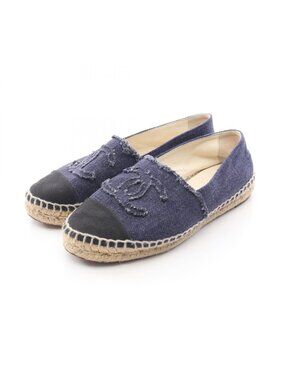 Chanel CC Logo Canvas Shoes